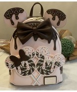 Loungefly Disney Minnie Mouse Chocolate Lollipop Ears Mini Backpack New - $88.11