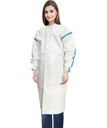 Hospital Disposable Gowns with Sleeves X-Large - 25 Pack - Microporous PPE - $196.71