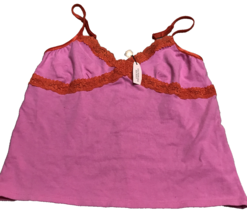 Victoria Secret Sexy  Pink/Red Night Top Size L. Girls-Brand New-SHIPS N... - $44.43