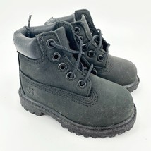 Timberland 6in Premium WP Black Baby Size 4.5 Nubuck Waterproof Boots 57809 - $9.95