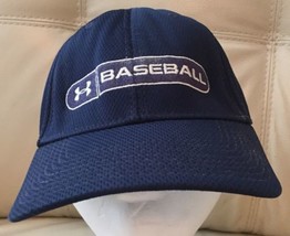 Under Armour Baseball Hat Size Large Fitted NAVY - £10.95 GBP
