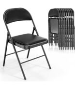 Folding Chairs with Padded Seats, Metal Frame, 350 lbs Capacity - $251.45+