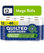 Ultra Soft &amp; Strong 2-Ply Toilet Paper, 12 Mega Rolls - $416.93 MXN