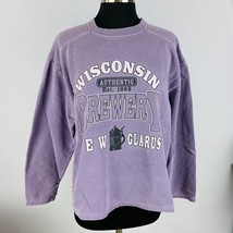 Wisconsin Brewery New Glarus Womens Small S Muted Purple Sweatshirt - £14.37 GBP