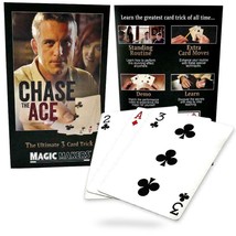 Chase The Ace SEE DEMO Magic Three Card Million Dollar Monte BICYCLE Tri... - £23.50 GBP