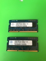 8GB Nanya (2X4GB) 1Rx8 DDR3 PC3L-12800S Ram Memory NT4GC64C88B1NS-DI - £10.21 GBP