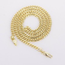 18k Layered real Gold Filled Solid Miami Cuban Chain 24&quot;×4mm - $14.52