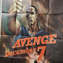 Vintage Original WWII Avenge Dec 7 1942 Poster Bernard Perlin 40 x 28.5 ... - £482.70 GBP