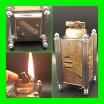 Vintage 1960&#39;s Music Box / Petrol Table Lighter Tawalod Pagoda Working Condition - £117.33 GBP
