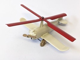 Vintage 1934 Restored Tootsietoy Auto Gyro Plane Copter Airplane Toy! Nice! - £199.80 GBP