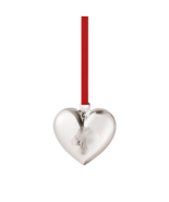 2023 Georg Jensen Christmas Holiday Ornament Silver Heart with Mushroom ... - £27.37 GBP