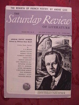 Saturday Review Magazine April 29 1944 Theodore Spencer Andre Gide - £6.90 GBP