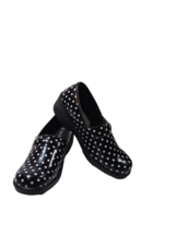 Rasolli Kids Professional Clogs Mules Closed Back Brown Polka Dot NWOB 8.5 - £30.95 GBP