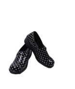 Rasolli Kids Professional Clogs Mules Closed Back Brown Polka Dot NWOB 8.5 - $39.59