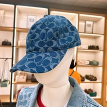 NWT COACH Woman&#39;s Signature Denim Baseball Hat CZ925 - $109.00