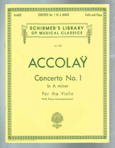 Concerto No. 1 in A Minor: Schirmer Library of Classics Volume 905 Violin with.. - £10.61 GBP
