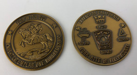 2 x YORK RITE FREEMASONARY MASONIC 100 YEARS RIVERSIDE CALIFORNIA COIN M... - $18.80