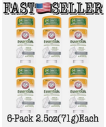 (6) ARM &amp; HAMMER Essentials Deodorant- Unscented- Solid Oval- Made with ... - $47.22 CAD