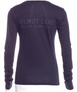 Helmut Lang Archival Vintage Navy Logo T Shirt 42 - $191.46 CAD