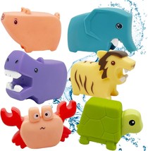 Mold Free Baby Bath Toys For Kids, 6 Pcs Cute Animal Bathtub Toys , Show... - $15.96