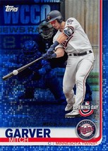 2019 Topps Opening Day Blue Foil #103 Mitch Garver Minnesota Twins ⚾ - £0.67 GBP