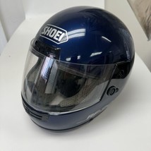 VTG Shoei RF-200 Full Face Motorcycle Helmet Blue Snell M90 SZ Large - £29.88 GBP