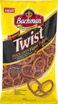 Bachman Twist Pretzels Original Brick Oven Flame 10 Oz. Bags (3 Bags) - £22.11 GBP