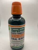 TheraBreath Fresh Breath Oral Rinse w/ Xylitol Rainforest Mint 16 oz Exp... - $13.76