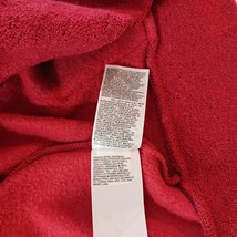 Old Navy Men's Red Full Zipper Fleece Lined Drawstring Hoodie Jacket Size Large image 6