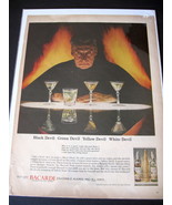 Vintage Bacardi Rum Advertisement - Bacardi Rum - Vintage Liquor Ad - $12.99