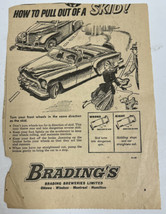 Brading’s Barding Brewers Limited Pull out of a Skid Vintage Newspaper C... - $12.82