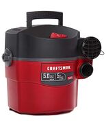 CRAFTSMAN CMXEVBE17925 5 Gallon 5.0 Peak HP Wet/Dry Wall Vac, Wall-Mount... - $3,311.74 MXN