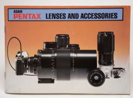 Asahi Pentax Lenses and Accessories Instruction Book Manual English - $5.86
