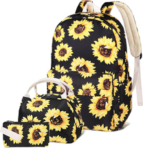 Kids Backpack for Girls, 3 in 1 Schoolbag with Lunch Box, Pencil Case fo... - £36.19 GBP