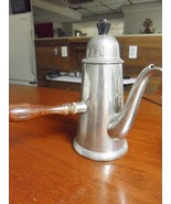 Sheffield coffee pot silverplate, wooden handle, British Gentleman Engla... - €48,14 EUR