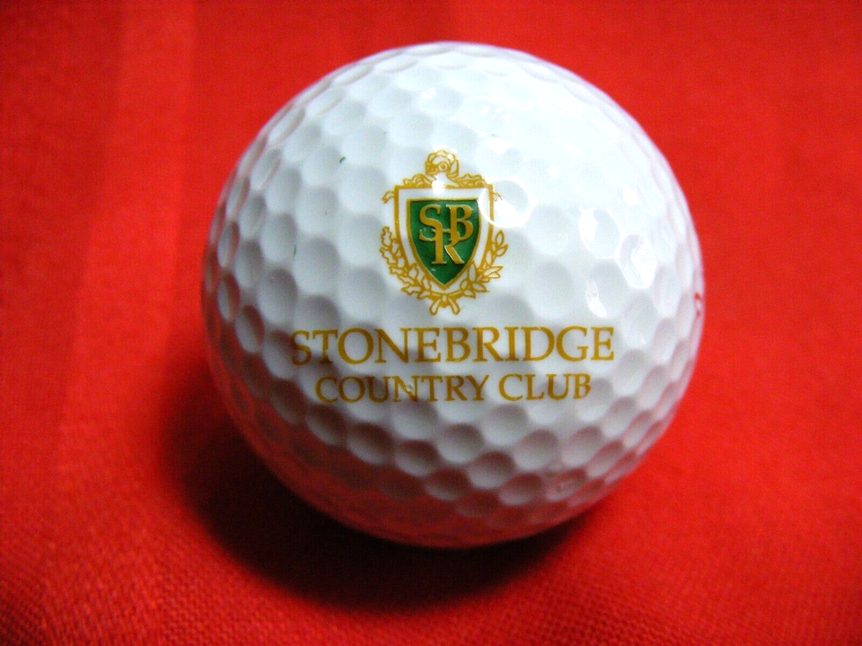 Vintage Golf Ball Stonebridge Country Club Top Flite Hot XL Regular Traj... - $12.86