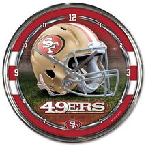 San Francisco 49ers Chrome Clock - NFL - $578.70 MXN