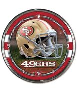 San Francisco 49ers Chrome Clock - NFL - $31.03