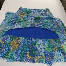 Chico's Women's Multicolor Midi Asymmetrical Handkerchief Skirt Size 3 image 15