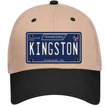 Kingston Tennessee Blue Novelty Khaki Mesh License Plate Hat Tag - £23.17 GBP