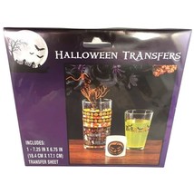 Halloween Transfers Sheet 5 Designs Trick Or Treat Pumpkins Apply Water Craft - £4.71 GBP