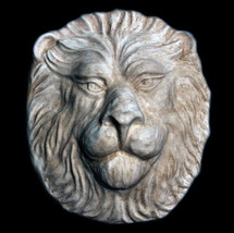 Large and Heavy Lion Head Wall Sculpture - $147.51