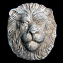 Large and Heavy Lion Head Wall Sculpture - £116.03 GBP