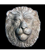 Large and Heavy Lion Head Wall Sculpture - $147.51