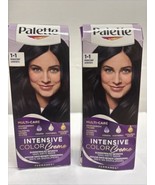 2x Schwarzkopf Palette Intensive Color Creme 1-1 (C1) Blue Black - $18.80