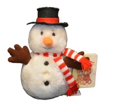 Russ Berries & Co Snooky the Snowman Plush Stuffed Animal Toy Figure 7" Luv Pets - $18.39
