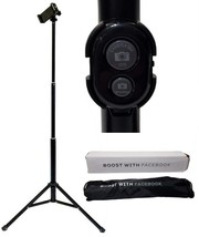 58in Tripod Portable Lightweight Adjustable Smartphone Holder + Remote S... - £7.87 GBP