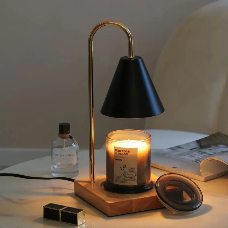P aromatherapy retro candle warmer lamp with timer candle melt lantern for home bedroom thumb200
