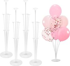 Balloon Stand Kit - 4 Sets with Balloon Sticks, Stands for Table &amp; Floor, - $23.48