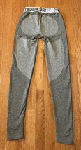 GYMSHARK Olive Green Logo Waist Flex Low Rise Seamless Leggings SMALL S ... - $19.77